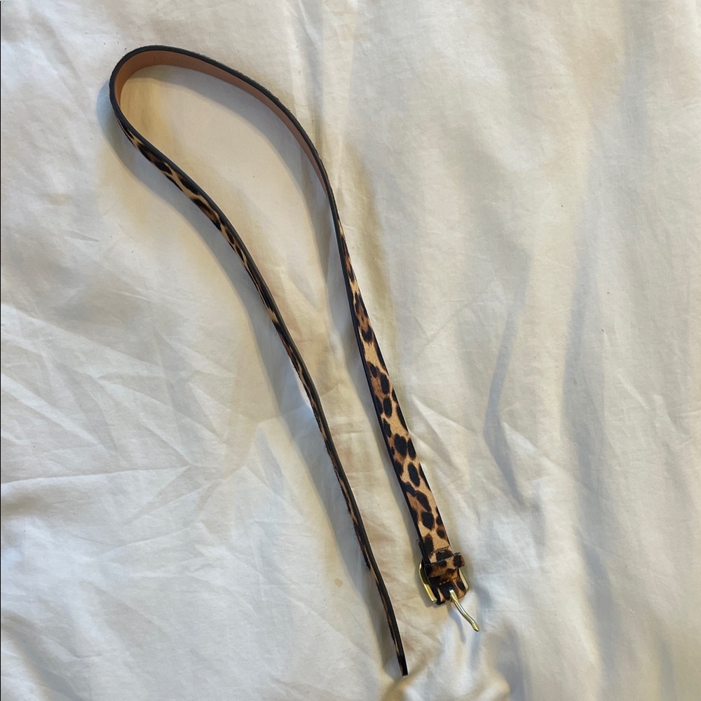 J. Crew Leopard Print Belt